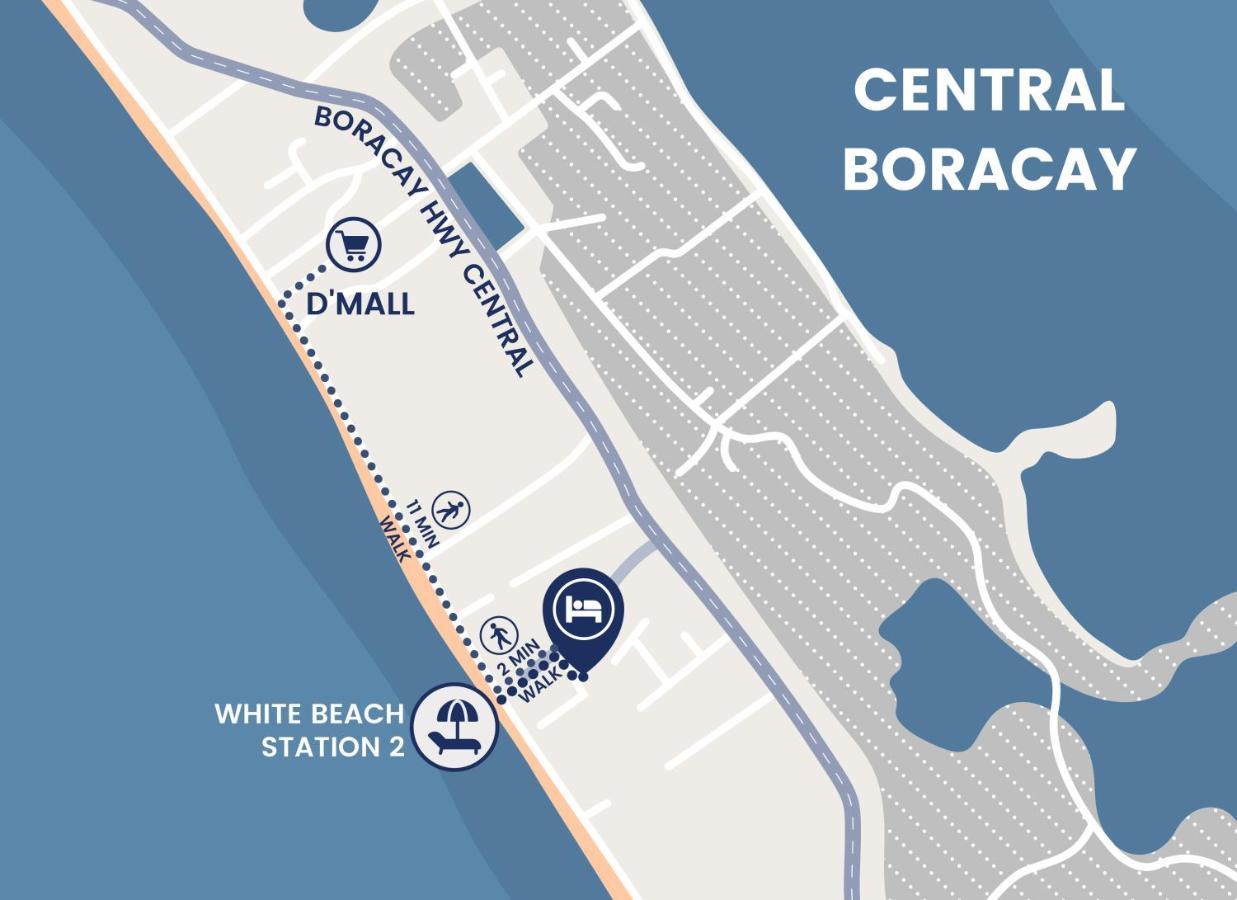 Balabag  White Shamrock Beach Hotel מראה חיצוני תמונה